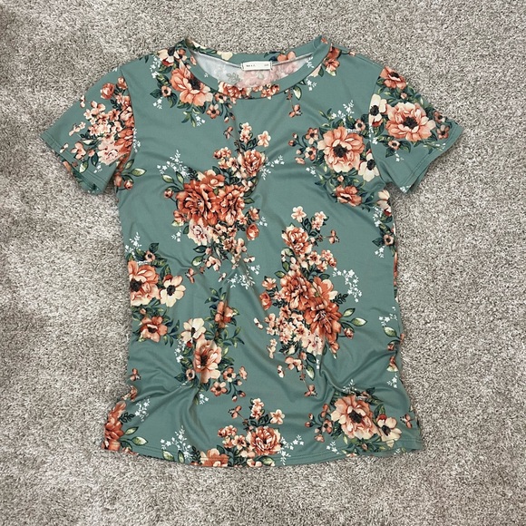 Floral Print Tee - Picture 2 of 2